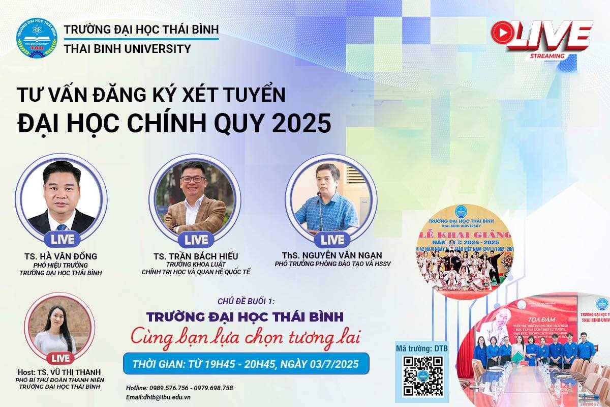 TƯ VẤN ĐĂNG KÝ XÉT TUYỂN ĐẠI HỌC CHÍNH QUY 2025 – CÙNG BẠN LỰA CHỌN TƯƠNG LAI 